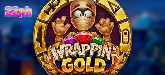 Isang masiglang visual ng mummy na si Khufu sa loob ng isang slot machine interface.
